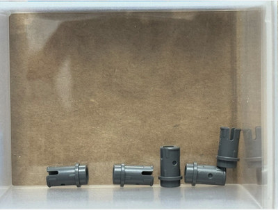 LEGO Parts - Dark Bluish Gray Technic, Pin 1/2 - No 89678 - QTY 5