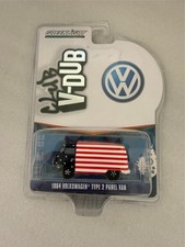 Greenlight Club V-DUB 1964 Volkswagen Type 2 Panel Van American Flag P87