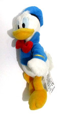 Disney Donald Duck Plush 9  Stuffed Animal Bean Bag Disney World Beanie