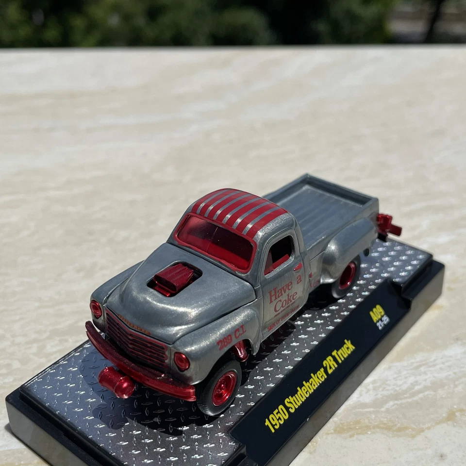 Vintage 1950 Studebaker 2R Pickup 1:64 Diecast Metal Alloy Model Car - Image 3 of 4