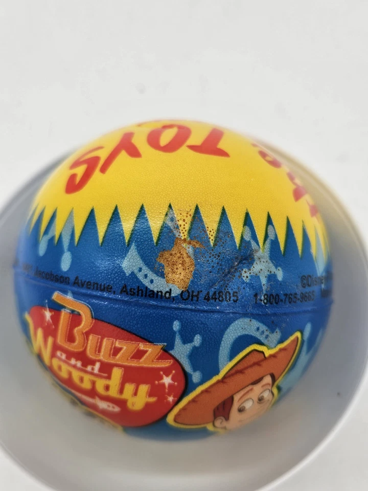 De Colección Hedstrom Toy Story Buzz Lightyear Woody 3” Bola Espuma Dañada “Los juguetes están de vuelta” Foto 2 de 4
