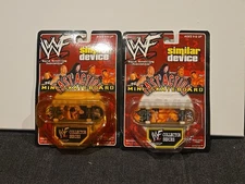 ⭐️ 1999 WWF Fast Action Mini Finger Skateboards Of The Rock Lot Of 2 Different