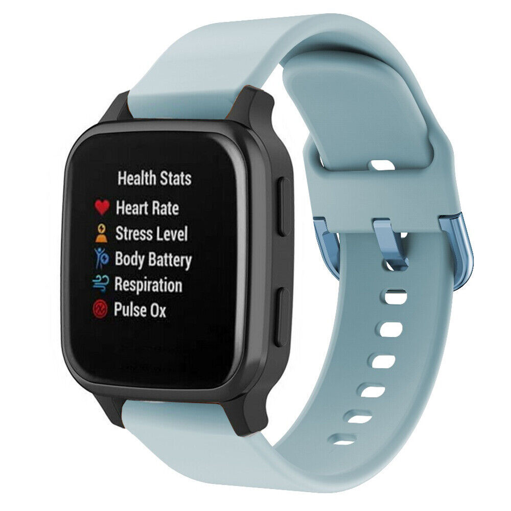 For Garmin Venu Sq/Sq 2 Music/Venu 2 Plus Forerunner 255 245 Leather Band  Strap