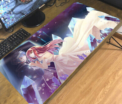 Fairy Tail Anime Girl Mouse Pad Erza Scarlet Large Keyboard Mat Game Playmat
