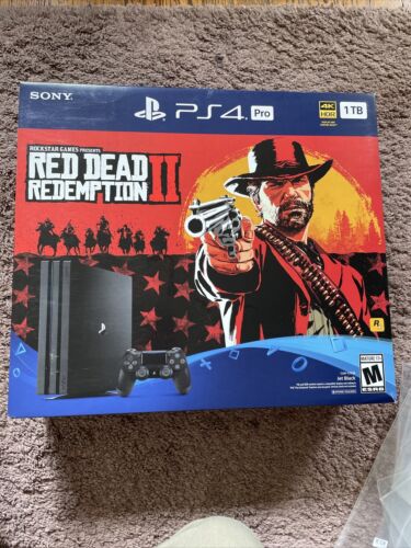 Sony PlayStation 4 Pro Konsole mit Red Dead Redemption 2 - Bild 1 von 4