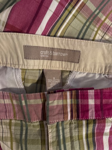 Croft & Barrow Plaid Bermuda Shorts - Women's Size 6 - Picture 3 of 3