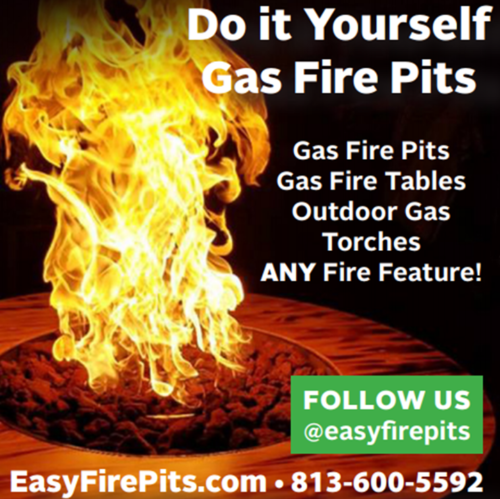 Torch24B+: 24″ Tall Torch Bowls w/ Fittings & 3ft Hose for Pre-Plumbed Gas Line - Picture 9 of 20