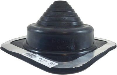 Square Base Pipe Flashing Roof Jack Pipe Boot for OD Pipe Sizes 1/4'' - 5'' NEW