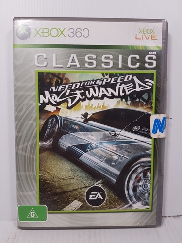 Need for speed: Most wanted Classic (xbox 360, 2005) EA complete with manual