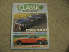 classic & sports car magazine feb 1984 cobra camaro Z28 jensen healey