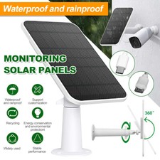 Waterproof 360° Solar Panel For Eufy Eufycam Cam E/2C/2/2 Pro Power Supply