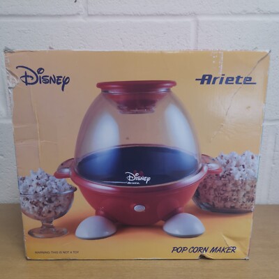 Disney Ariete Popcornmaschine - rot (Popcornsamen enthalten)