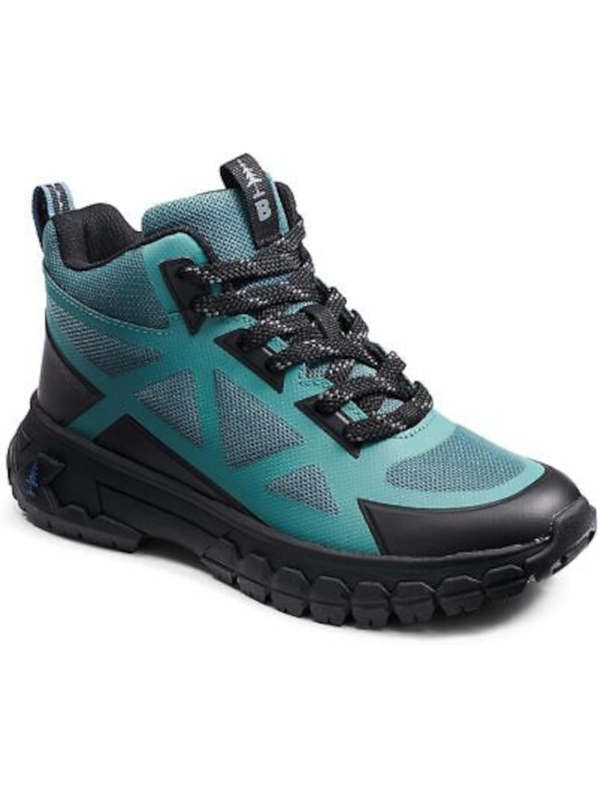 Походные ботинки BASS OUTDOOR Womens Teal Peak с бесшовным носком на платформе 10 М