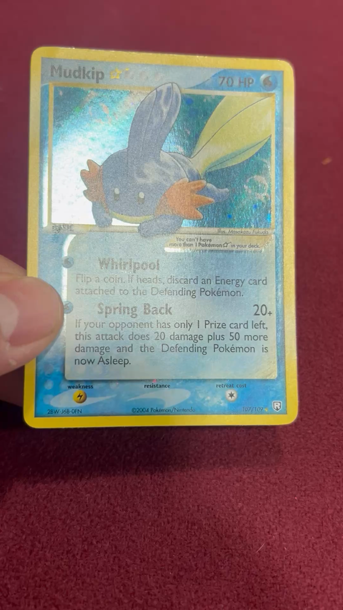 Mudkip Star 107/109 Team Rocket Returns Holo for sale online