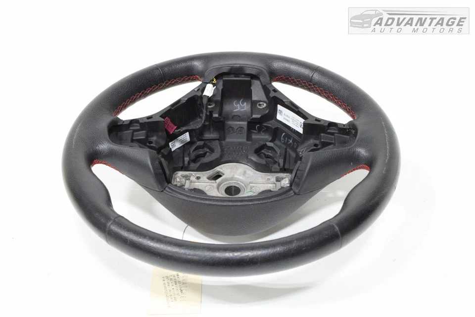 2014-2016 BMW 328i GT XDRIVE F34 DRIVER STEERING WHEEL LEATHER BLACK OEM - Image 2 of 4