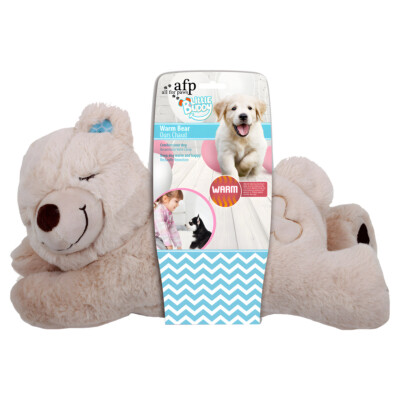 AFP Hundespielzeug Little Buddy Warm Bear 36x18 cm für Hunde zum Wärme