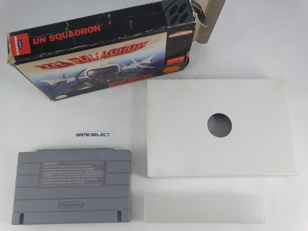 U.N. Squadron『エリア88』【中古美品・SNES北米版】 U.N. Squadron『エリア88』【中古美品・SNES北米版】