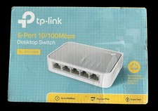 TP-Link 5 Port 10/100 Mbps Fast Ethernet Switch  Desktop Ethernet Splitter  Et