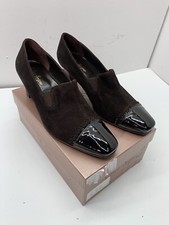 Scarpe donna marroni scamosciate eleganti tacco alto matrimonio festa ufficio EU39 UK5,5