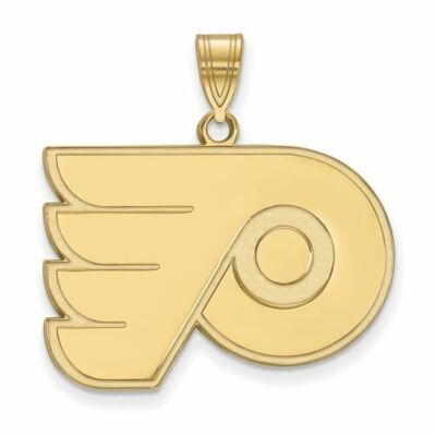SS Gold-plated NHL Philadelphia Flyers Large Pendant