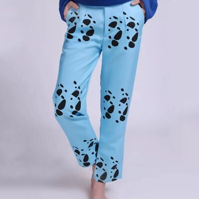 #ad Anime Trafalgar D Water Law Cosplay Costume Pants Pirate Outfit Man COSTUME $14.55