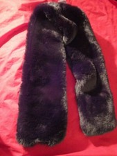 Women's INC International Concepts Faux-Fur Stole Wrap Black 