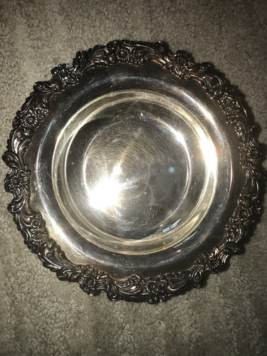 REED & BARTON STERLING BON BON BOWL DISH~ BURGUNDY ~ NO MONO - Picture 3 of 9