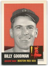 1991 Topps Archives 1953 #334 Billy Goodman Bio black text Boston Red Sox 3BA