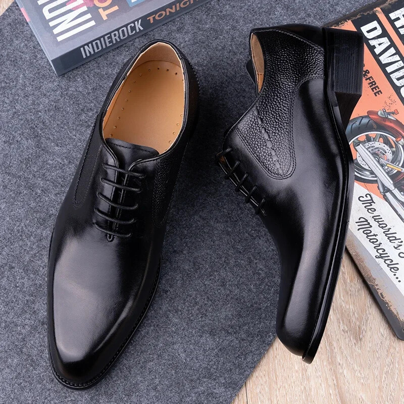 SAOLA Scarpe da lavoro Oxford casual business scarpe formali moda pelle stringate calzature