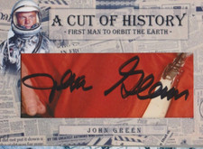 John Glenn authentic custom cut cert autograph auto card JSA COA