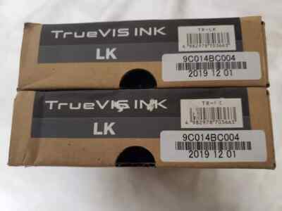 ( 2 ) Roland TrueVis INK TR-LK Light Black 500ml for DG VG SG Inkjet Printer OB!