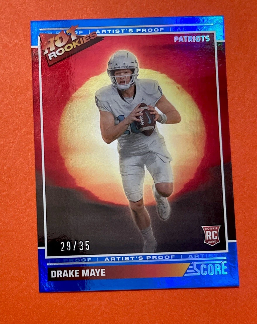2024 Score #2 Drake Maye RC Hot Rookies Artist’s Proof 29/35
