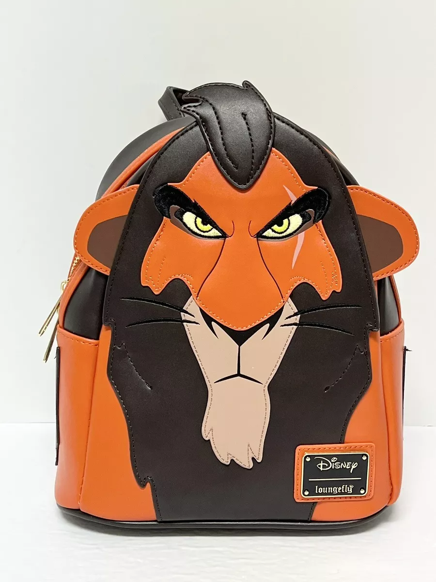 Loungefly Disney The Lion King Scar Cosplay Mini Backpack NWT