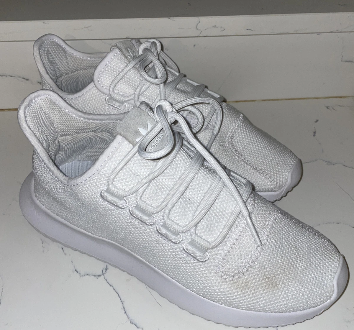 Mens Adidas Tubular Shadow Trainers Size 5 White Cg4563 eBay