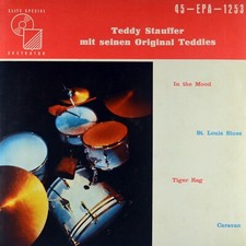 7" TEDDY STAUFFER & ORIG. TEDDIES In The Mood AUSTROTON Jazz EP 1957 NEUWERTIG!