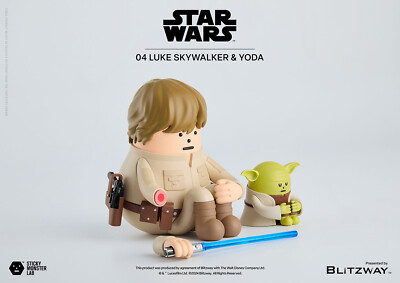 Blitzway SML Yoda Luke Skywalker SW-04 Star Wars PVC ABS Figure