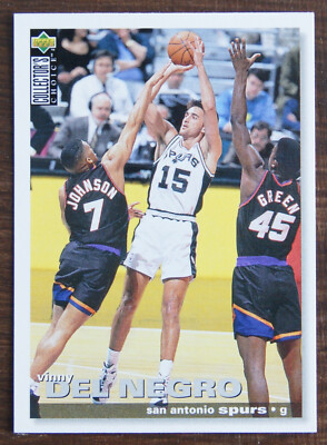 Trading Card NBA Upper Deck 1995  Vinny Del Negro  San Antonio Spurs