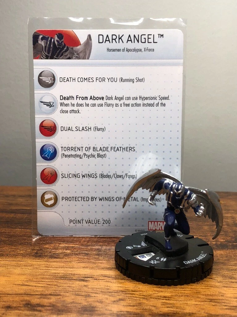 DARK ANGEL 049 Uncanny X-Men Marvel HeroClix Super Rare Near Mint.