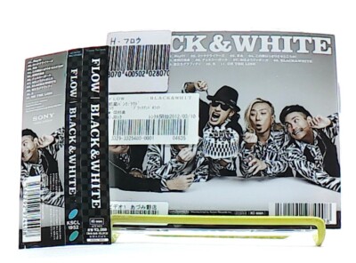 BLACK & WHITE [CD][OBI] FLOW /旅立ちグラフィティ /rock, punk, loud