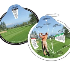 Personal PRO Golf Training & Instruction Chart Wheel 