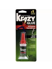 Instant Krazy Glue Super Strength Cyanoacrylate All Purpose Brush