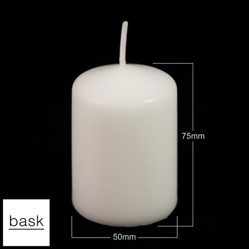 White Pillar Church Candle - Assorted Sizes Wedding Home Decoration & Events - Picture 5 of 11