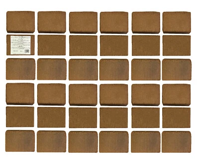 PEMMIPRODUCTS Kokosziegel 36 x 8 Liter, ca. 650g je Ziegel, gesamt: 288 Liter, Terrarien