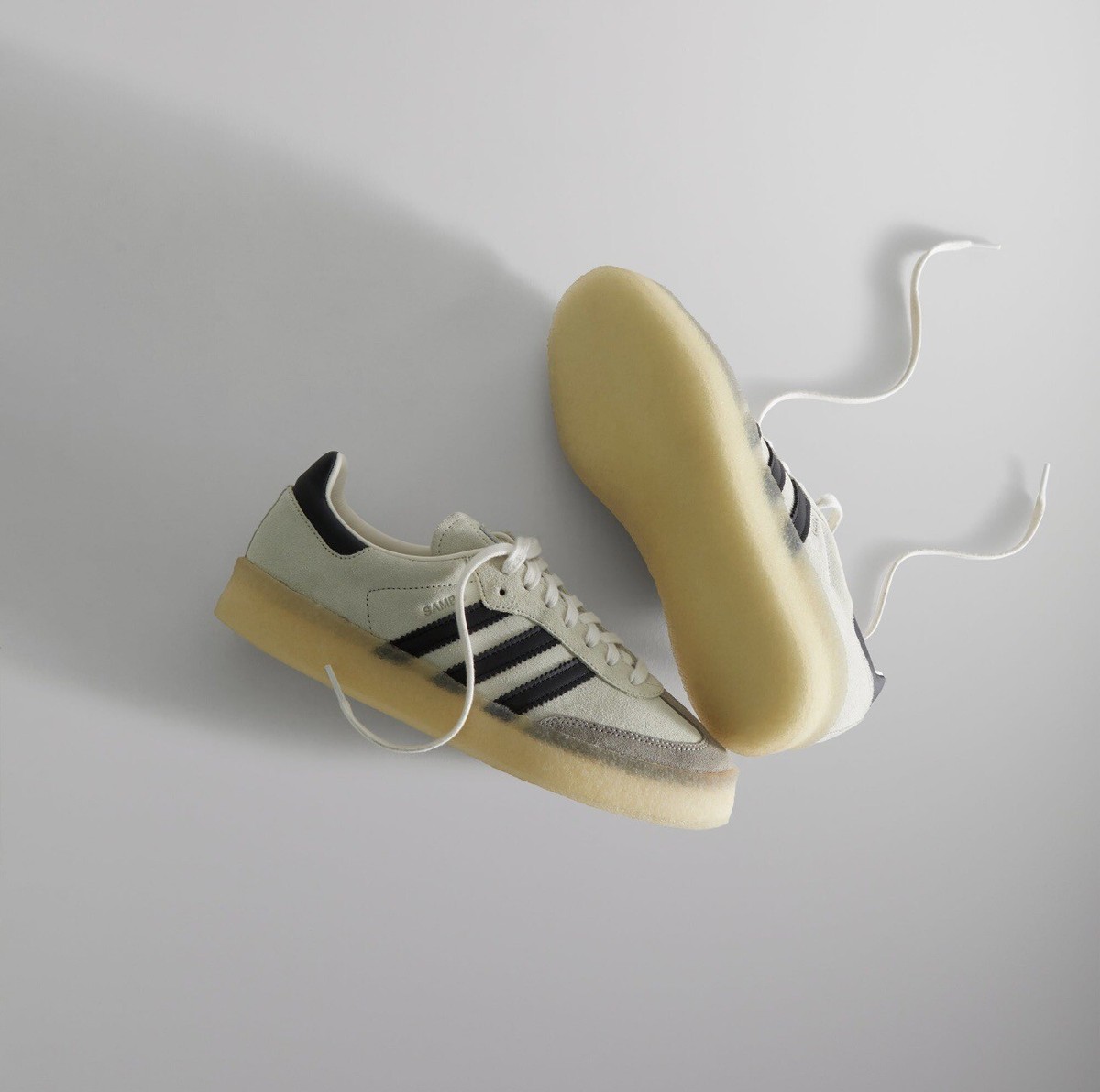Adidas Clarks 8th Street Samba Ronnie Kith White Black Size 7 
