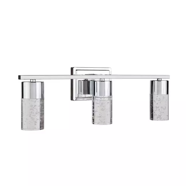Origin 21 Dunwynn 22 in 3 Light Chrome LED Modern Contemporary Vanity Light Bar