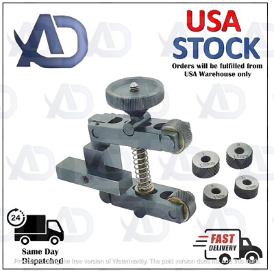 Clamp Type Knurling Tool 2''II 50 mm Capacity 3 Pairs x3 Diamond Pitch Knurls USA