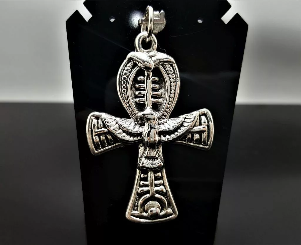 Ankh sterling silver best sale pendant