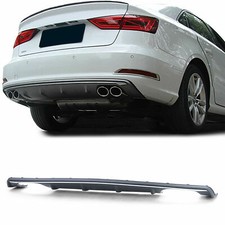 DIFFUSORE SOTTOPARAURTI POSTERIORE PER AUDI A3 8V 12-16 S-LINE  BERLINA + CABRIO