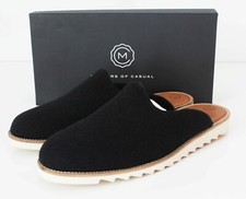 Masters Of Casual Domingo Slipper Slide Sandals Wool Black NWB Portugal 46 / 13