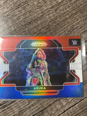 2022 Panini Prizm WWE - Wrestling ASUKA RED WHITE BLUE Parallel
